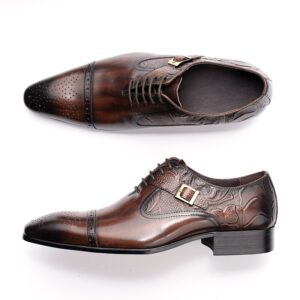 Luxury Business Men Dress Oxford Shoes Black