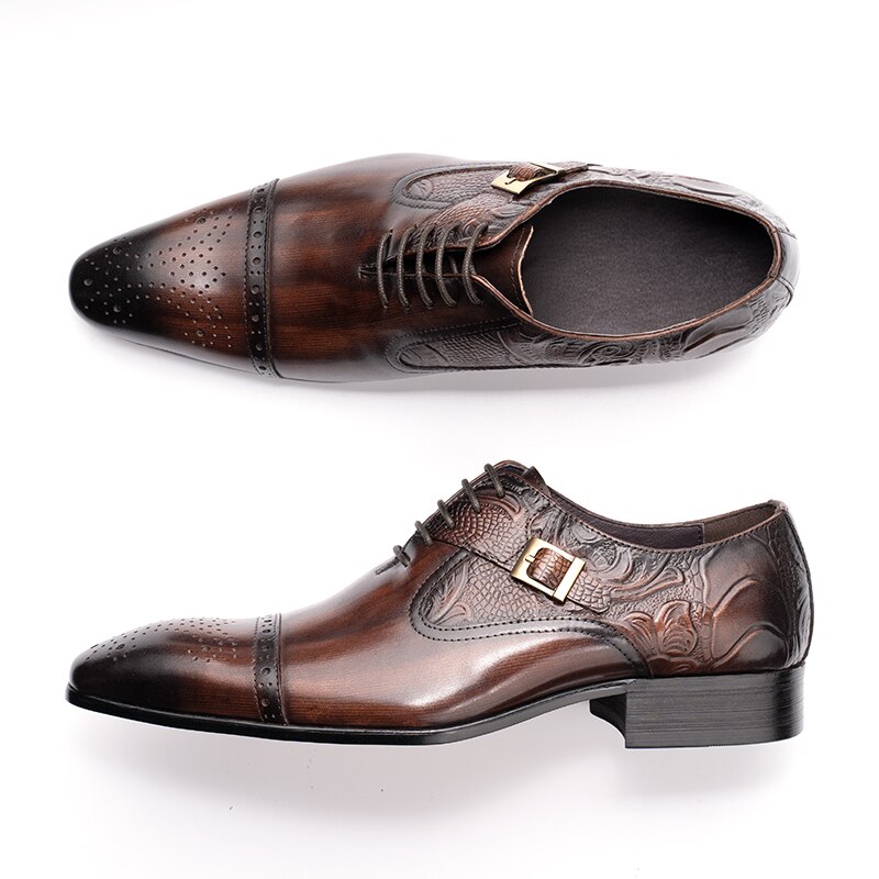 main-image-2 Luxury Business Men Dress Oxford Shoes Black