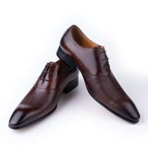 Luxury Men Oxford Shoes Footwear High Quality Classic Style brown