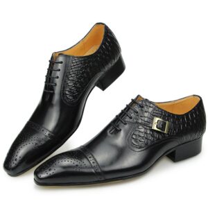 Luxury Business Men Dress Oxford Shoes Black
